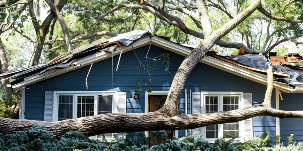 Storm Damage Restoration in Mesa